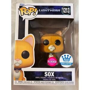 FUNKO POP - PIXAR'S LIGHTYEAR - SOX (FLOCKED) #1213 - FUNKO EXCLUSIVE!